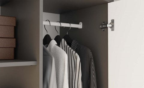 Szafa młodzieżowa SZAF-1008-ANT-BIEL-MAT