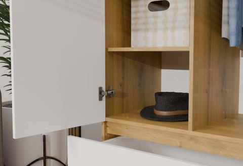 Szafa 2 drzwiowa SZAF-1008-ART-BIEL-MAT