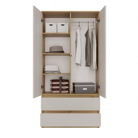 Szafa ubraniowa 2 drzwiowa SZAF-1008-ART-KASZ