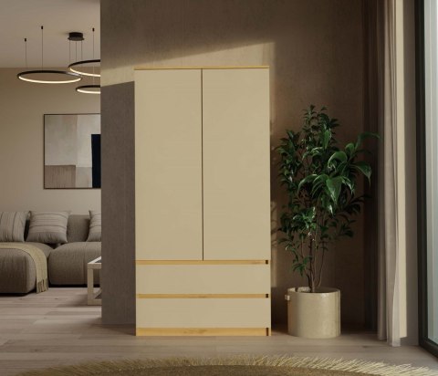 Szafa ubraniowa 2 drzwiowa SZAF-1008-ART-KASZ