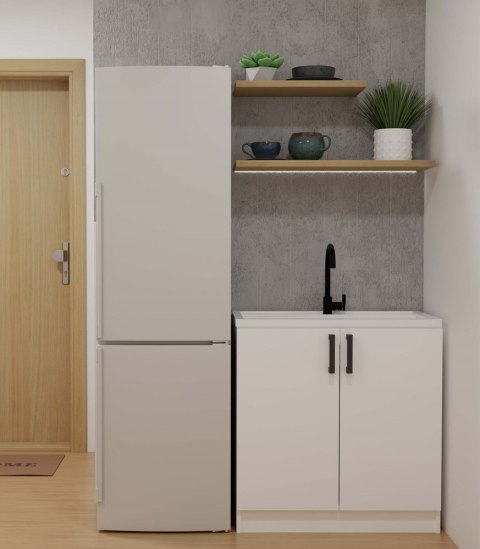 Szafka pod zlew 80 cm KUCH-1805-BIEL-MAT-80