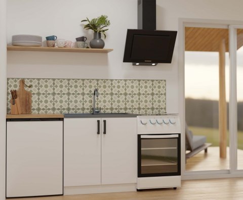 Szafka pod zlew 80 cm KUCH-1805-BIEL-MAT-80