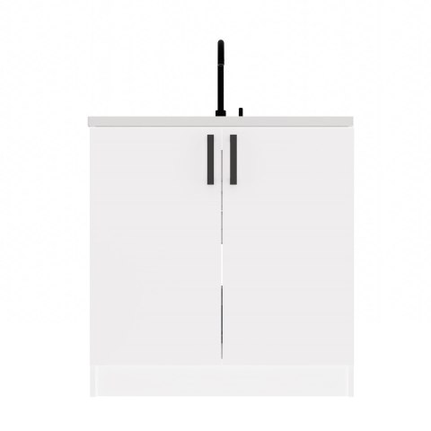 Szafka pod zlew 80 cm KUCH-1805-BIEL-MAT-80