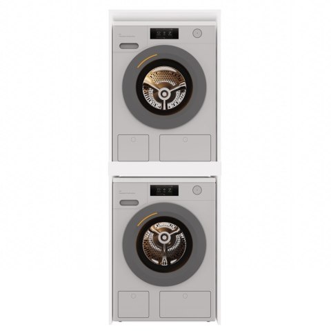 Szafka na pralkę i suszarkę LAZ-1326-BIEL-MAT