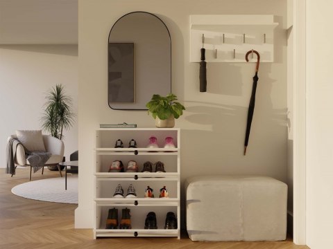 Szafka do przedpokoju na buty BUT-211-BIEL-MAT