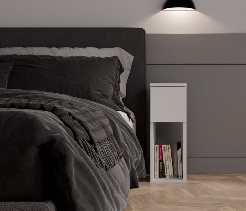 Szafka nocna 20 cm SN-315-BIEL-MAT