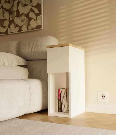 Szafka nocna szerokość 20 cm SN-315-ART-BIEL-MAT