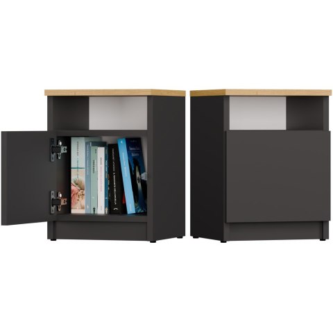 Wąska szafka nocna 30 cm SN-316-ANT-ART