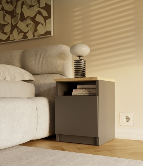 Wąska szafka nocna 30 cm SN-316-ANT-ART