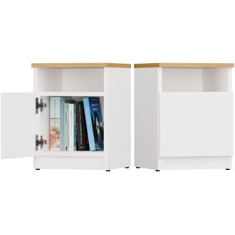 Szafka nocna szerokość 30 cm SN-316-ART-BIEL-MAT