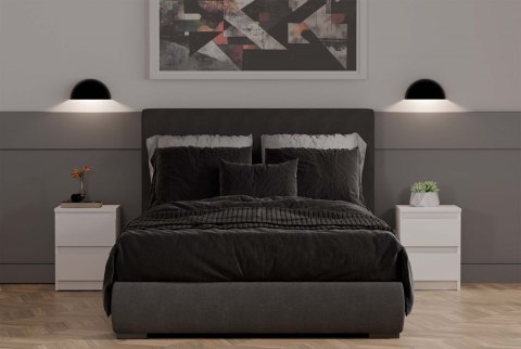 Szafka nocna biała mat zestaw 2 sztuki SN-304-BIEL-MAT-2SZT