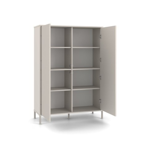 Wysoka komoda do sypialni KOM-937-KASZ-LAM-GŁ