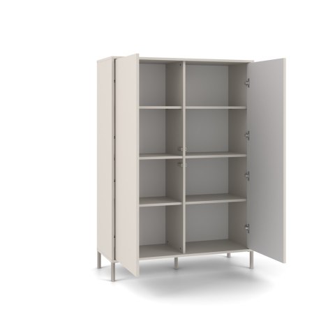 Wysoka komoda do sypialni KOM-937-KASZ-LAM-GŁ