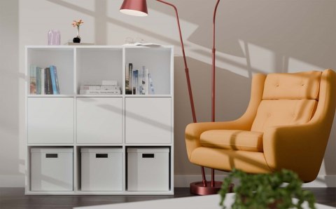 Drzwi do regału RE-1443 Zestaw 3 sztuk RE-1443-BIEL-MAT-3DRZWI