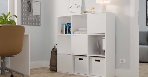 Drzwi do regału RE-1443 Zestaw 3 sztuk RE-1443-BIEL-MAT-3DRZWI