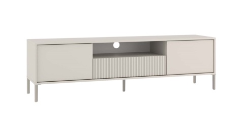 Długa szafka rtv 160cm RTV-509-KASZ-LAM-GŁ