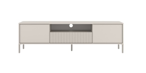 Długa szafka rtv 160cm RTV-509-KASZ-LAM-GŁ