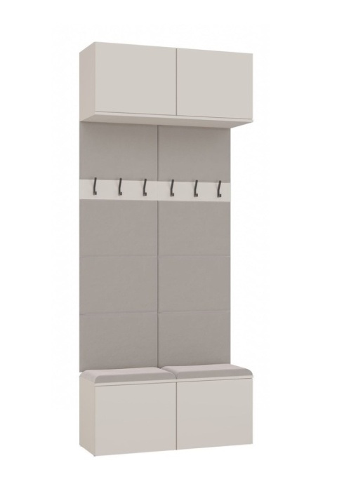 Garderoba z panelami tapicerowanymi GAR-108-2W-KASZ