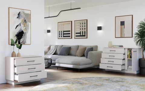 Komoda z trzema szufladami KOM-941-KASZ