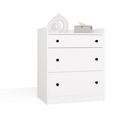 Komoda pod przewijak KOM-933-BIEL-MAT