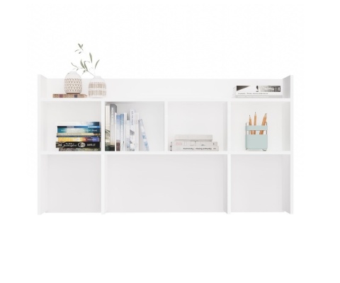 Nadstawka na biurko 130cm BIUR-731-BIEL-MAT