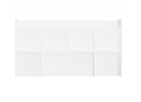 Nadstawka na biurko 130cm BIUR-731-BIEL-MAT