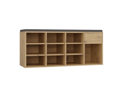 Pojemna szafka na buty z siedziskiem BUT-212-ART