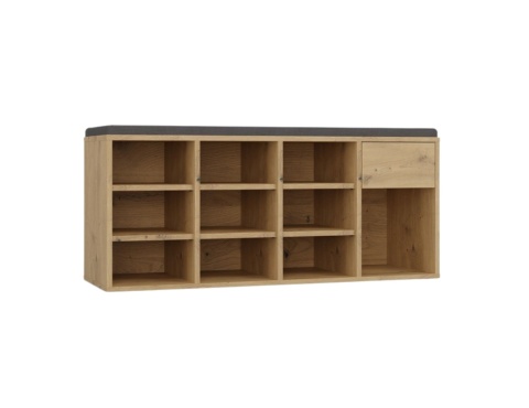 Pojemna szafka na buty z siedziskiem BUT-212-ART