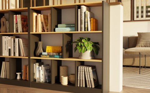 Regał na zabawki do pokoju dziecięcego RE-1442-ANT-ART