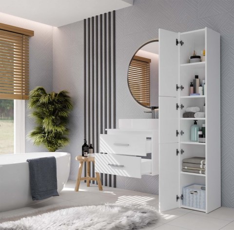 Szafka pod umywalkę nablatową 60 LAZ-1327-BIEL-MAT-60