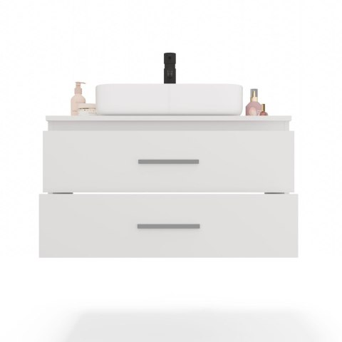 Szafka pod umywalkę nablatową 80 LAZ-1327-BIEL-MAT-80