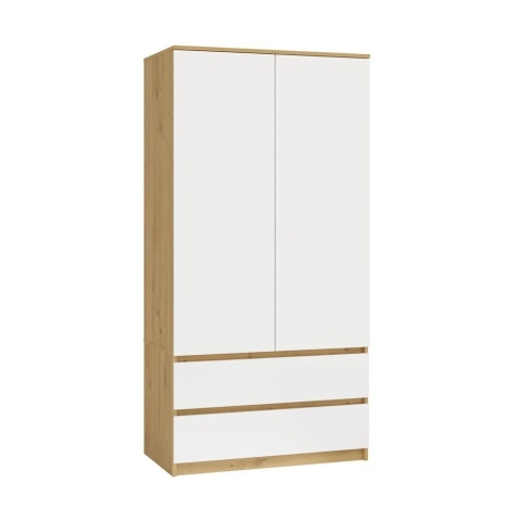 Szafa 2 drzwiowa SZAF-1008-ART-BIEL-MAT