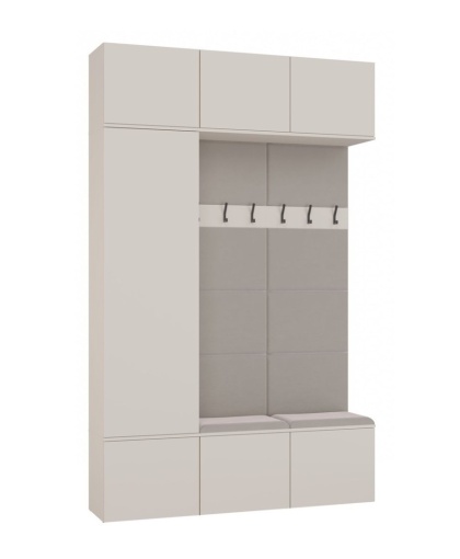 Szafa z garderobą GAR-108-2W-1S-KASZ