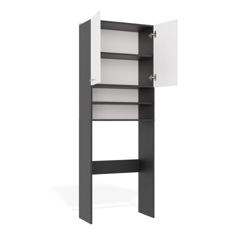 Szafka stojąca nad pralkę LAZ-1302-ANT-BIEL-MAT