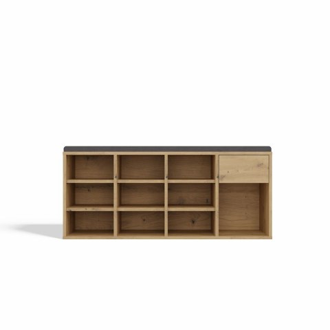 Pojemna szafka na buty z siedziskiem BUT-212-ART