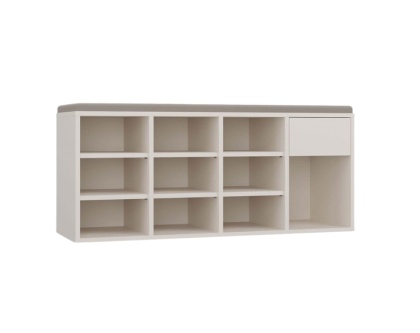 Szafka na buty do przedpokoju z siedziskiem BUT-212-KASZ