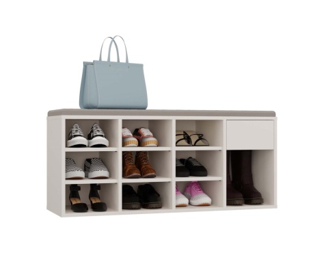 Szafka na buty do przedpokoju z siedziskiem BUT-212-KASZ