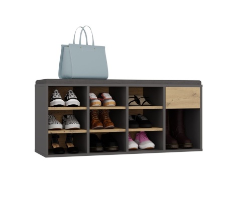 Szafka na buty z siedzeniem BUT-212-ANT-ART
