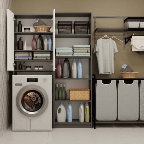 Zabudowa nad pralkę LAZ-1303-ANT-BIEL-MAT