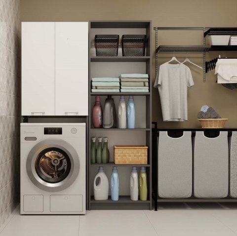 Zabudowa nad pralkę LAZ-1303-ANT-BIEL-MAT