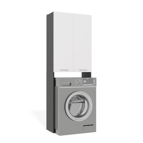 Zabudowa nad pralkę LAZ-1303-ANT-BIEL-MAT