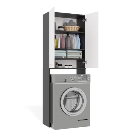 Zabudowa nad pralkę LAZ-1303-ANT-BIEL-MAT