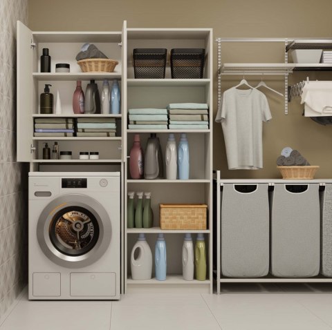 Szafka do łazienki nad pralkę LAZ-1303-KASZ