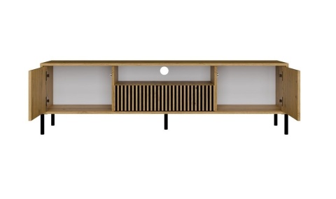 Szafka rtv nowoczesna dluga 160cm RTV-509-ART-LAM-GŁ