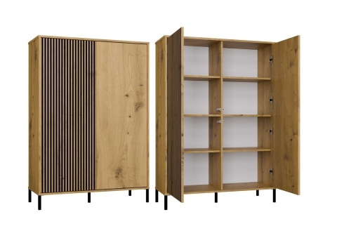 Wysoka komoda KOM-937-ART-LAM-GŁ