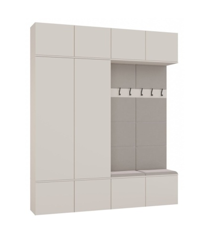 Zestaw do przedpokoju z siedziskiem GAR-108-2W-2S-KASZ