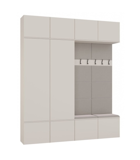 Zestaw do przedpokoju z siedziskiem GAR-108-2W-2S-KASZ