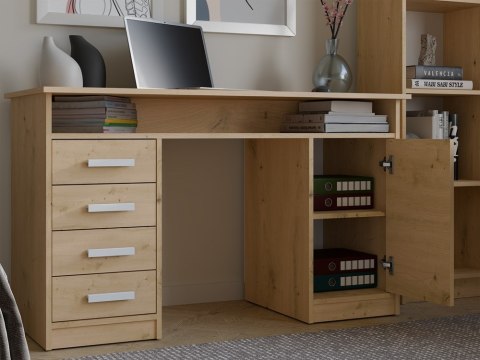 Biurko z szufladami i szafką 125cm BIUR-732-ART