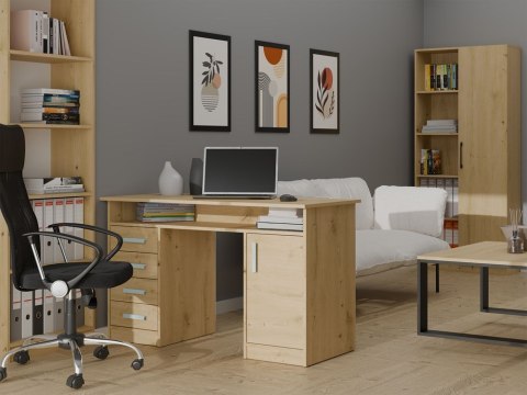 Biurko z szufladami i szafką 125cm BIUR-732-ART