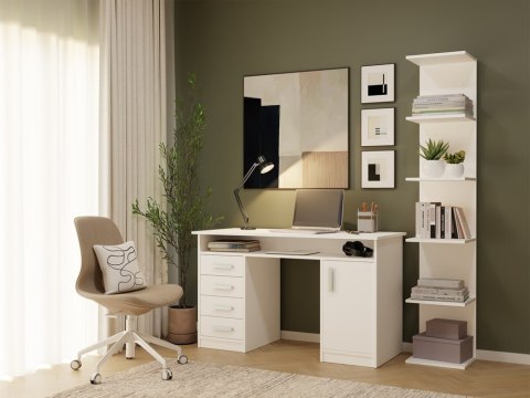 Regał bez boków RE-1444-BIEL-MAT